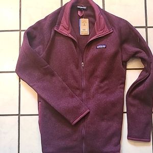 PATAGONIA Better Sweater Full zip plum Fleece.